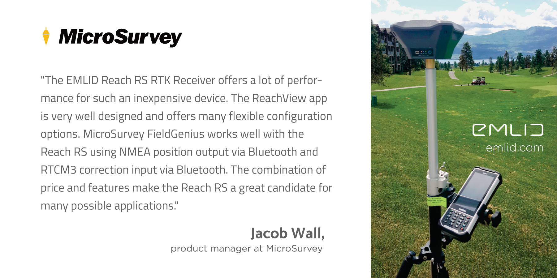 Emlid Reach compatibility with FieldGenius