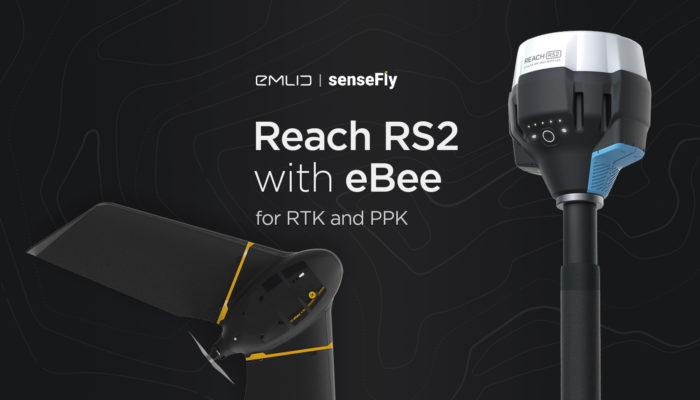 Reach RS2 as a Base Station for RTK and PPK with senseFly’s eBee Drone Platform