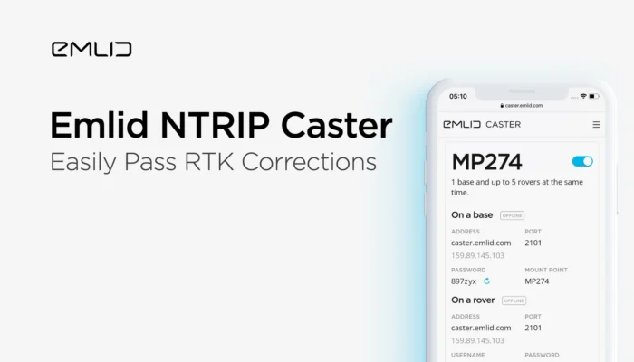 Emlid NTRIP Caster: Free and Easy Way to Send RTK Corrections