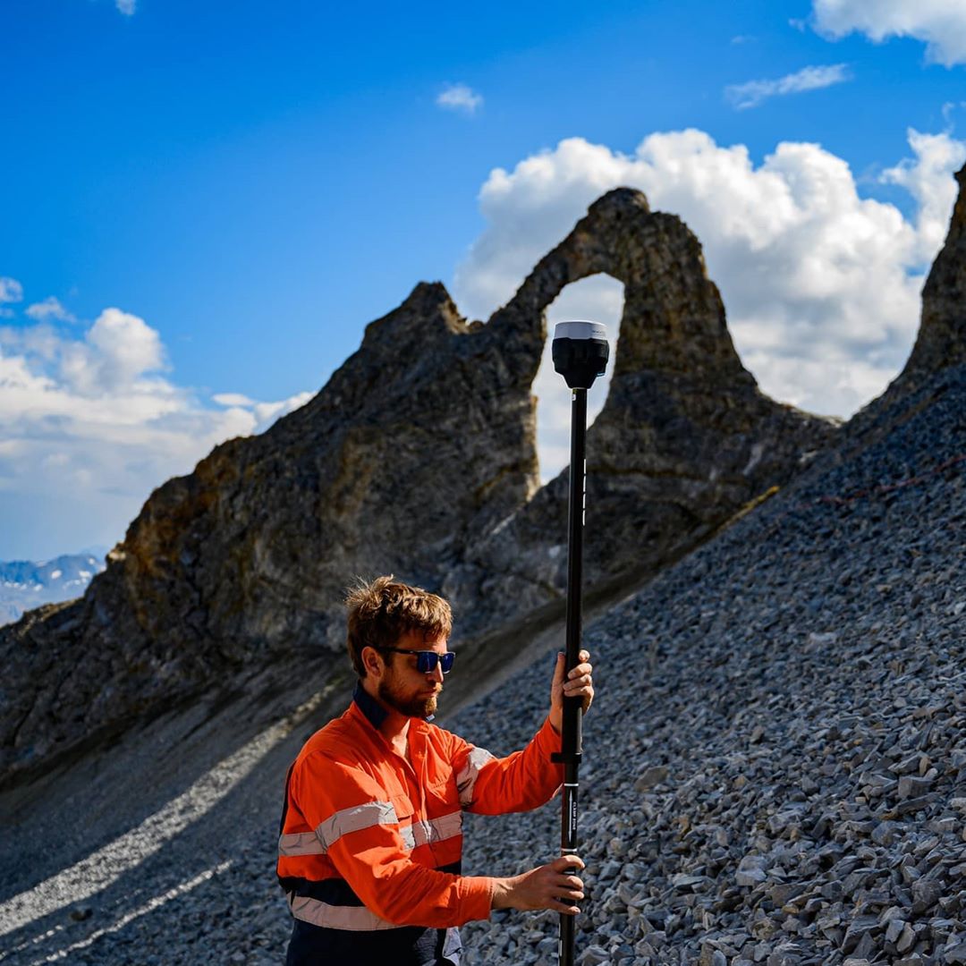 Surveying Rock Glaciers in French Alps with Reach RS2