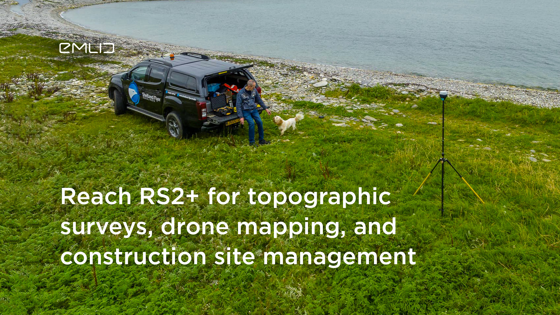 Reach RS2+ for drone mapping survey