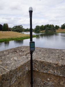 Reach RX geolocating the wall in a river