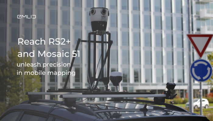 Mosaic 51 integrates Reach RS2+ to unleash precision in mobile mapping