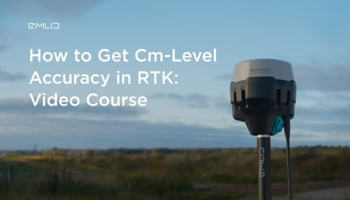 Performing centimeter-accurate GPS / GNSS survey in RTK: video tutorial