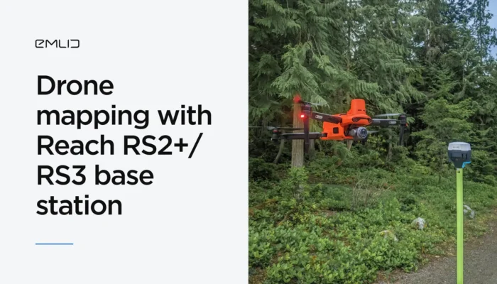 Optimizing drone mapping using Reach RS2+/RS3 as an RTK base station