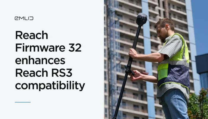 Reach Firmware 32 enhances Reach RS3 compatibility with surveying software