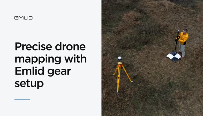 Precise drone mapping with Emlid gear setup: GNSS base station, GCPs, and more