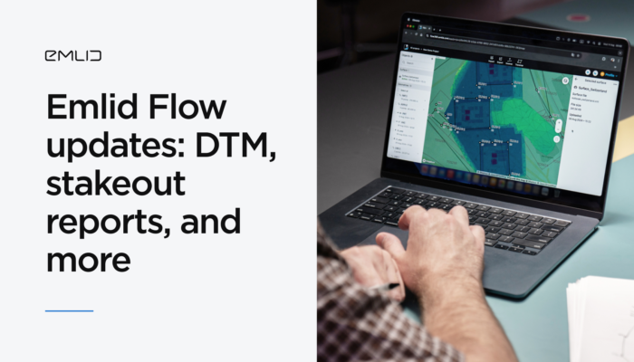 Major Emlid Flow updates in 2024: DTM, stakeout reports, and more