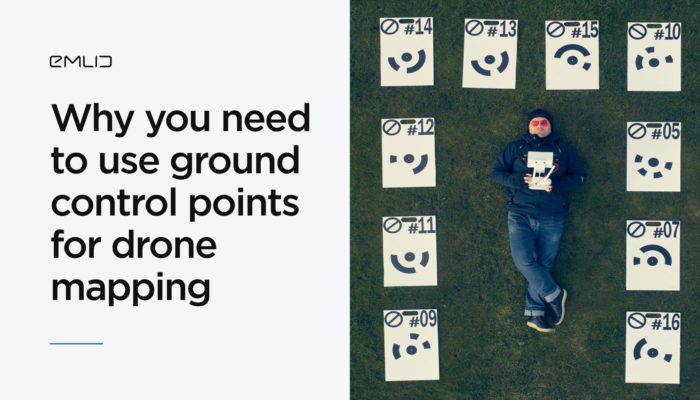 Why you need to use ground control points (GCP) for drone mapping