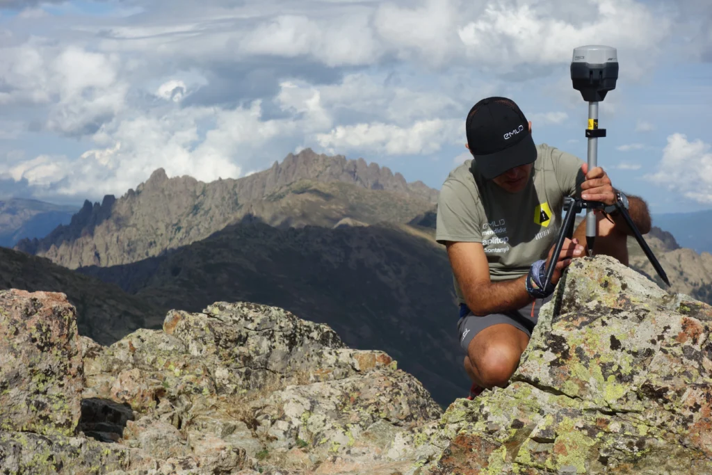 Emlid Reach GNSS receiver in the mountains
