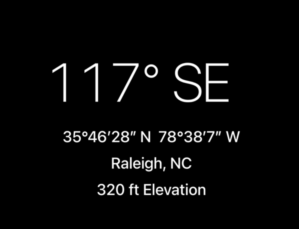 GPS coordinates in apps and devices