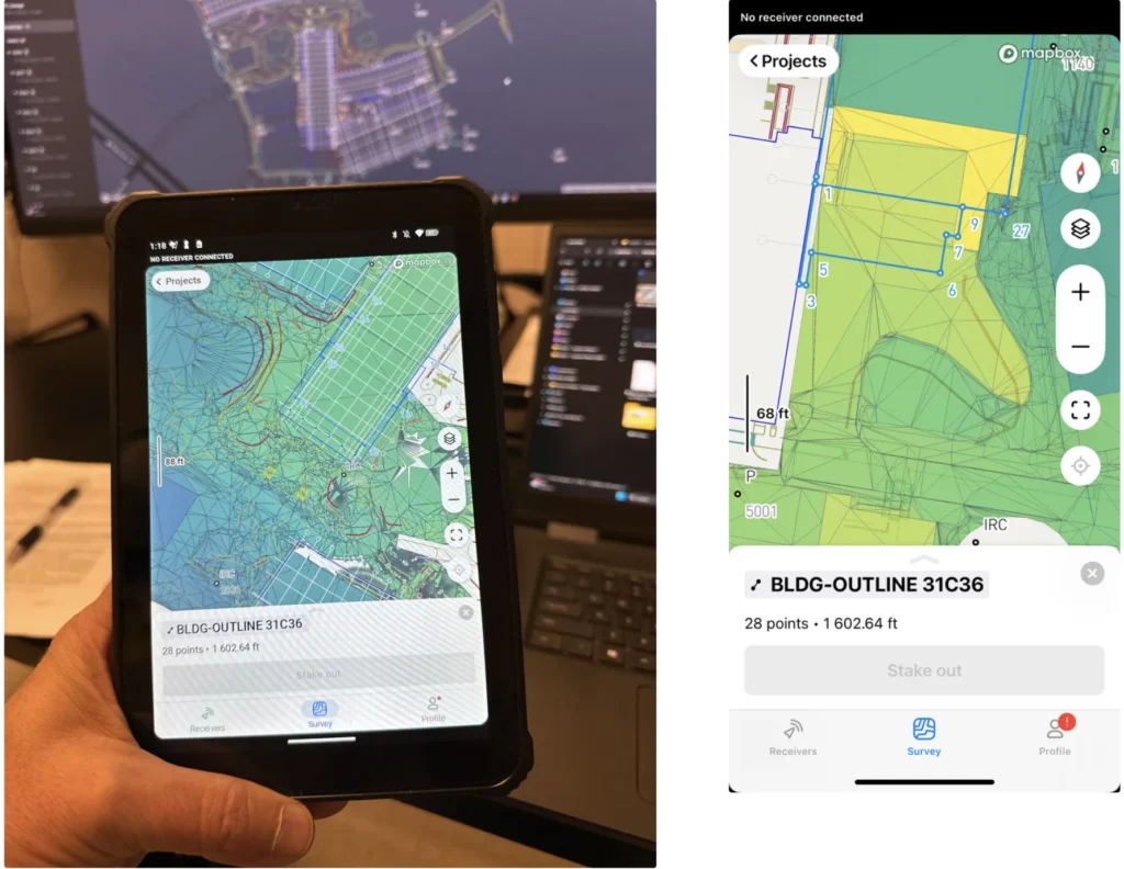 Emlid Flow and Emlid Flow 360 site survey apps features