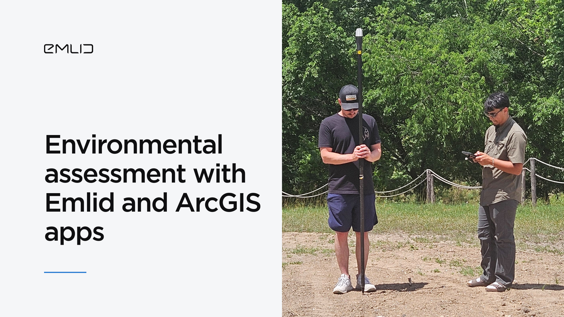 Environmental assessment with Emlid and ArcGIS apps