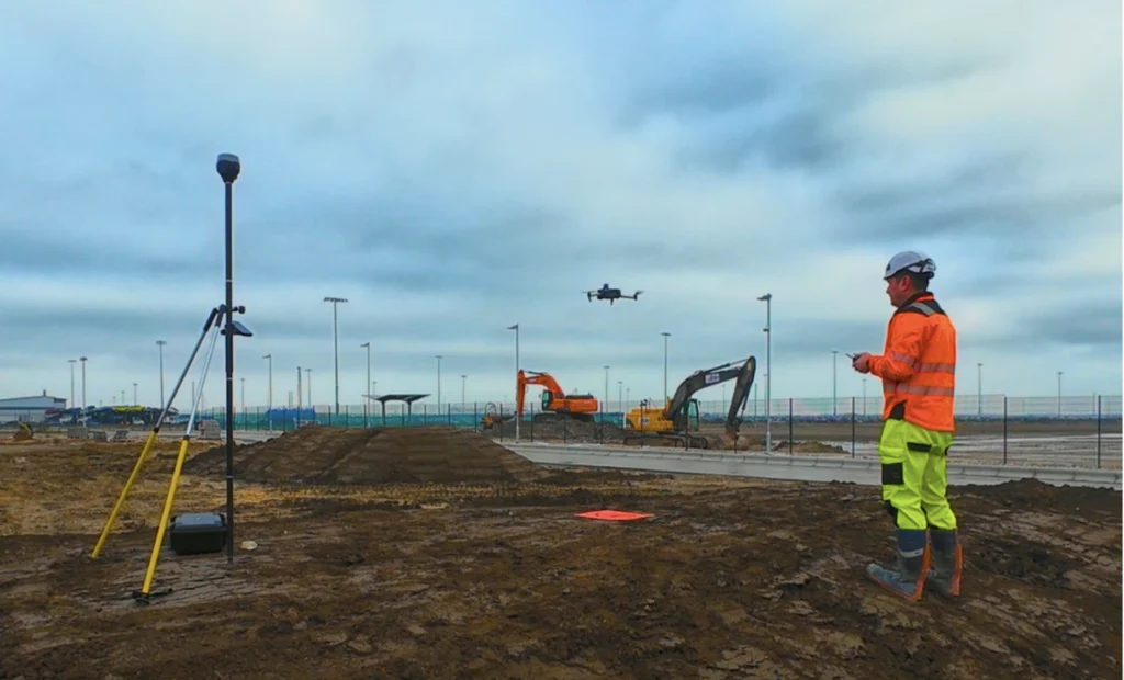 drone mapper with Emlid GNSS receivers