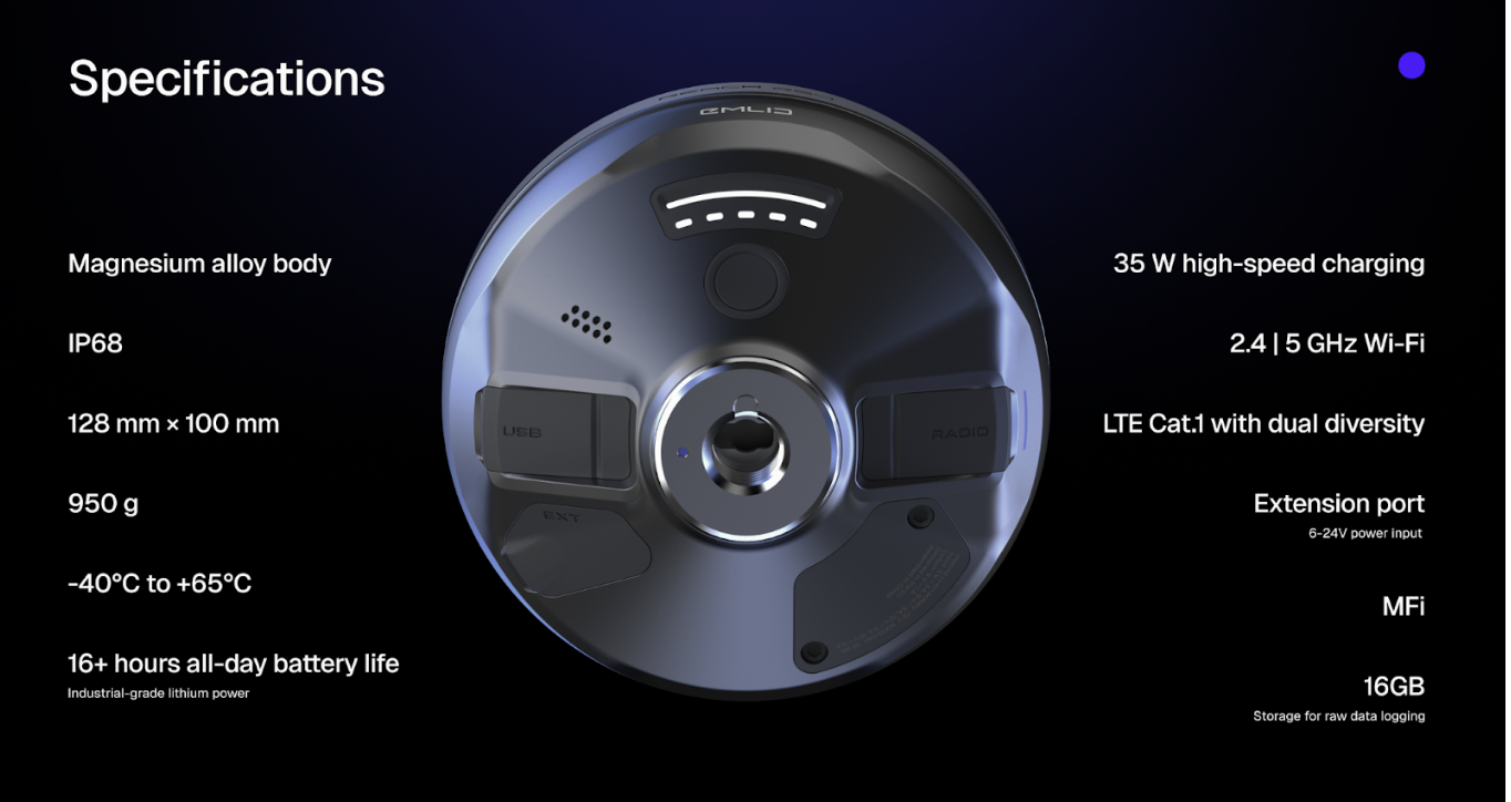 GNSS receiver specifications