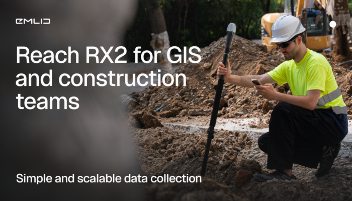 The Reach RX2 for GIS and construction teams: simple and scalable data collection