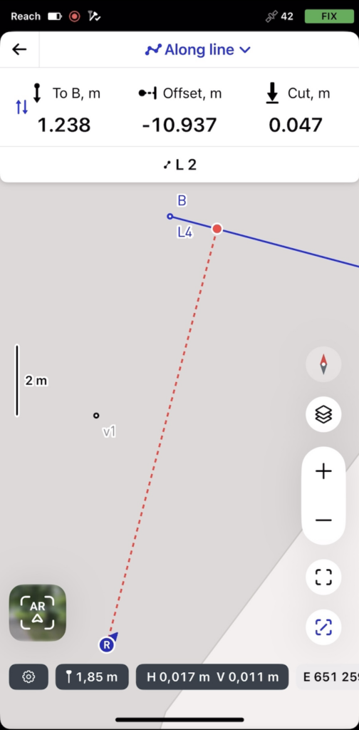 Ar button line Emlid Flow