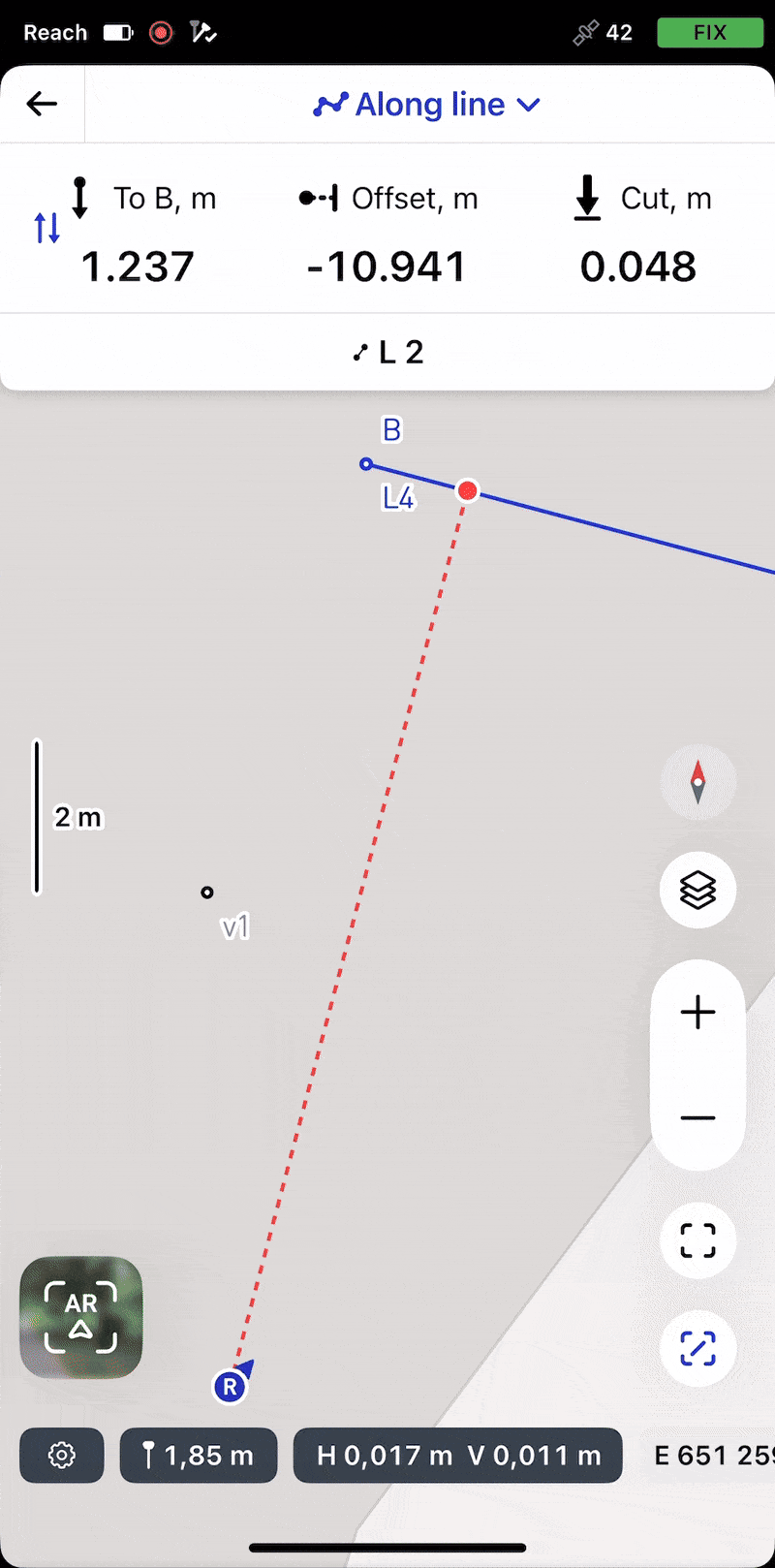 AR guidance in Emlid Flow