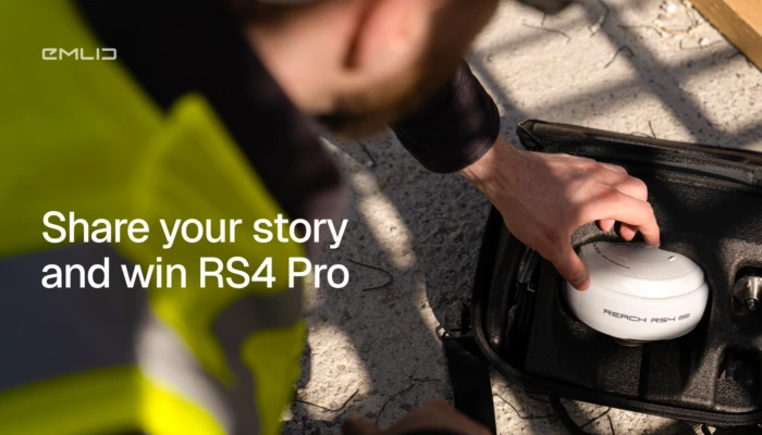 Tell us how Emlid has helped your business and win the Reach RS4 Pro