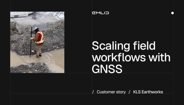 Customer story: scaling earthworks and utility projects with GNSS for construction