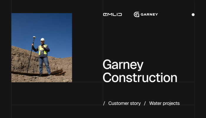 Customer story: high-speed water infrastructure layouts and as-builts with Emlid