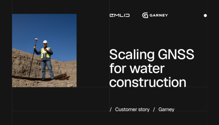 Customer story: high-speed water infrastructure layouts and as-builts with Emlid