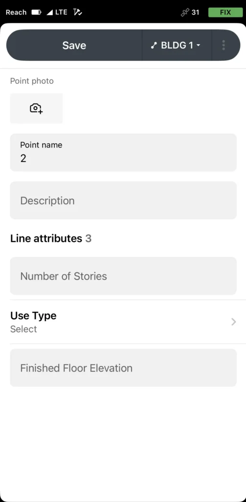 Photos and attributes in Emlid Flow