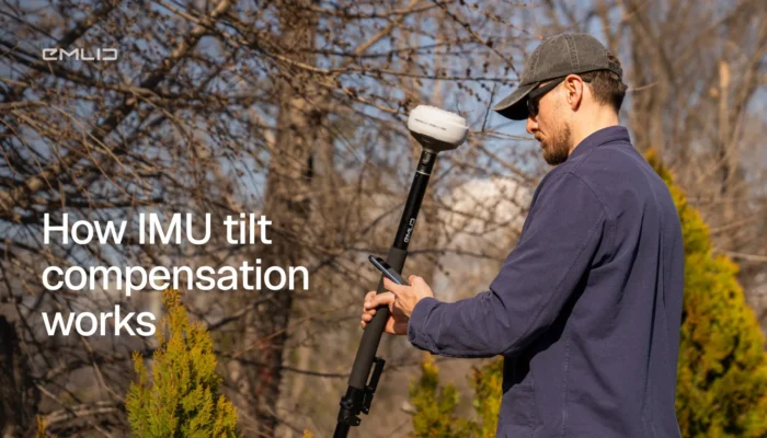 IMU tilt compensation in surveying: how to improve productivity without sacrificing accuracy